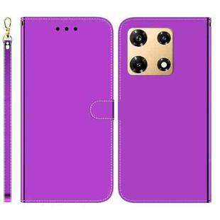 For Infinix Note 30 Pro Imitated Mirror Surface Leather Phone Case(Purple)