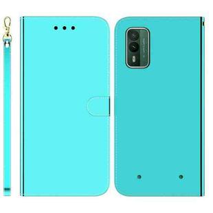For Nokia XR21 Imitated Mirror Surface Leather Phone Case(Mint Green)