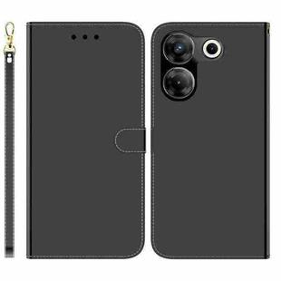 For Tecno Camon 20 Pro 5G Imitated Mirror Surface Leather Phone Case(Black)