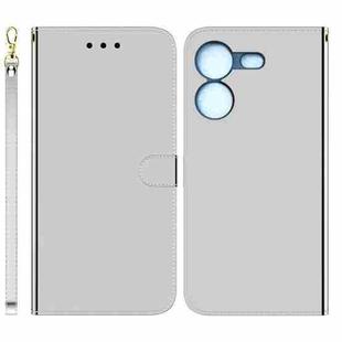 For Tecno Pova 5 Imitated Mirror Surface Leather Phone Case(Silver)