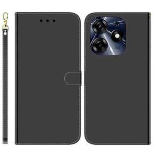 For Tecno Spark 10 Pro Imitated Mirror Surface Leather Phone Case(Black)