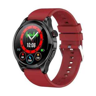 TK22 1.39 inch IP67 Waterproof Silicone Band Smart Watch Supports ECG / Non-invasive Blood Sugar(Red)