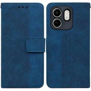 For Infinix Hot 50i / Smart 9 Geometric Embossed Leather Phone Case(Blue)