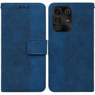 For Infinix Note 50 Pro+ Geometric Embossed Leather Phone Case(Blue)