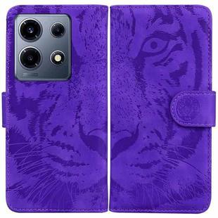 For Infinix Note 30 VIP Tiger Embossing Pattern Flip Leather Phone Case(Purple)