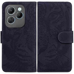 For Infinix Hot 40 / 40 Pro Tiger Embossing Pattern Flip Leather Phone Case(Black)