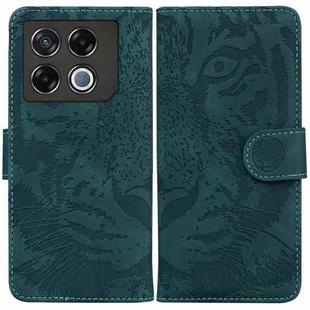 For Infinix GT 20 Pro Tiger Embossing Pattern Flip Leather Phone Case(Green)