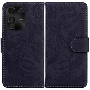 For Infinix Note 50 Pro+ Tiger Embossing Pattern Flip Leather Phone Case(Black)