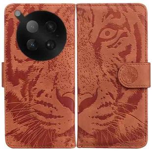 For Infinix Zero 40 4G / 5G Tiger Embossing Pattern Flip Leather Phone Case(Brown)