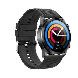 TK61 1.3 inch Silicone Band Smart Watch Supports Heart Rate / Blood Pressure Monitoring(Black)