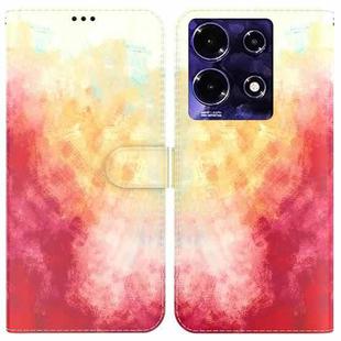 For Infinix Note 30 Watercolor Pattern Flip Leather Phone Case(Spring Cherry)