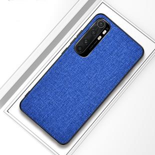 For Xiaomi Note 10 Lite Shockproof Cloth Protective Case(Blue)