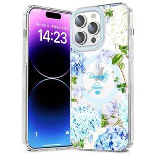 For iPhone 11 Pro Max MagSafe Magnetic TPU Phone Case(Small Floral)