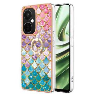 For OnePlus Nord CE 3 5G/CE 3 Lite 5G Electroplating IMD TPU Phone Case with Ring(Colorful Scales)