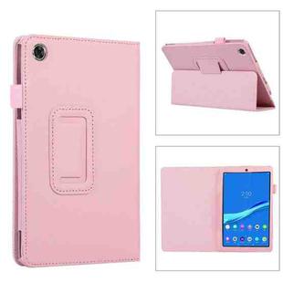 For Lenovo Tab M8 4th Gen Litchi Texture Leather Tablet Case(Pink)