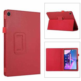 For Lenovo Tab M10 5G Litchi Texture Leather Tablet Case(Red)