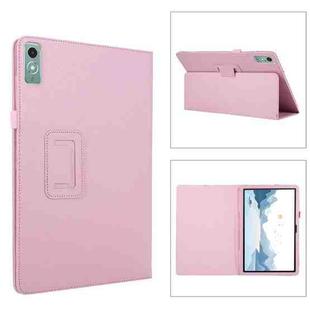 For Lenovo Xiaoxin Pad Pro 12.7 Litchi Texture Leather Tablet Case(Pink)