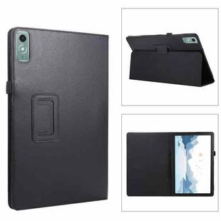 For Lenovo Xiaoxin Pad 11 2024 / M11 Litchi Texture Leather Tablet Case(Black)