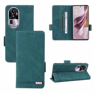 For OPPO Reno10 Pro+ Magnetic Clasp Leather Phone Case(Green)