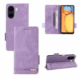 For Xiaomi Redmi 13C Magnetic Clasp Leather Phone Case(Purple)