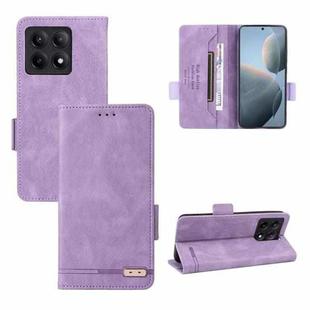 For Xiaomi Redmi K70E 5G Magnetic Clasp Leather Phone Case(Purple)