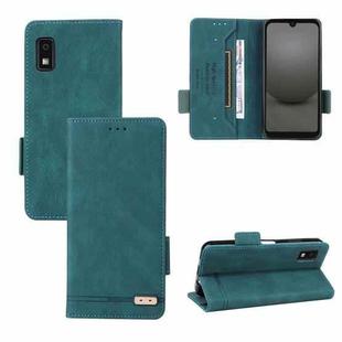 For Sharp Aquos Wish 3 Magnetic Clasp Leather Phone Case(Green)