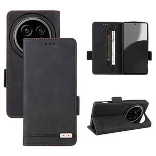 For Sharp Aquos R9 Pro Magnetic Clasp Leather Phone Case(Black)