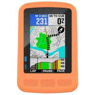 For Wahoo Elemnt Roam WFCC4 Stopwatch Silicone Protective Case(Orange)