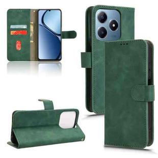 For Realme C63 / C61 Skin Feel Magnetic Flip Leather Phone Case(Green)