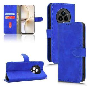 For Realme 14 Pro 5G Skin Feel Magnetic Flip Leather Phone Case(Blue)