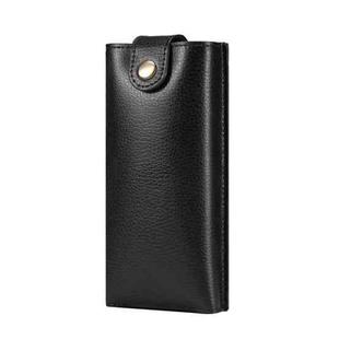 Litchi Texture Waist Belt Wallet Bag For Folding Screen Phone(Black)