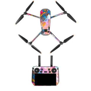 For DJI Mavic 3 Pro / RC Pro Sunnylife Drone Body Remote Control Decorative Stickers Set(Pink Cloud)
