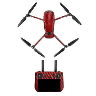 For DJI Mavic 3 Pro / RC Pro Sunnylife Drone Body Remote Control Decorative Stickers Set(Red Grain)