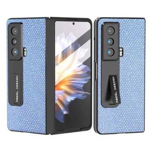 For Honor Magic Vs ABEEL Integrated Diamond Series Phone Case with Holder(Sapphire Blue)