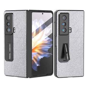 For Honor Magic Vs ABEEL Integrated Diamond Series Phone Case with Holder(Silver)