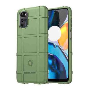 For Motorola Moto E32 India Full Coverage Shockproof TPU Phone Case(Green)