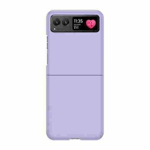 For Motorola Razr 40 Skin Feel PC Phone Case(Sakura Purple)