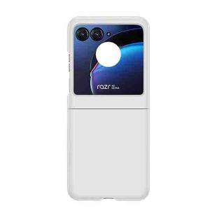 For Motorola Razr 50 Skin Feel PC Phone Case(White)