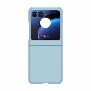 For Motorola Razr 50 Skin Feel PC Phone Case(Sky Blue)