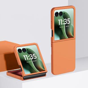 For Motorola Razr 60 Ultra Skin Feel PC Phone Case(Orange)