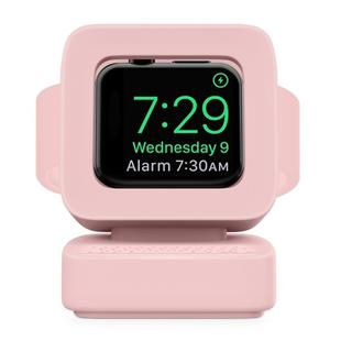 For Apple Watch 44/42/40/38mm Retro Watch Stand Holder(Pink)