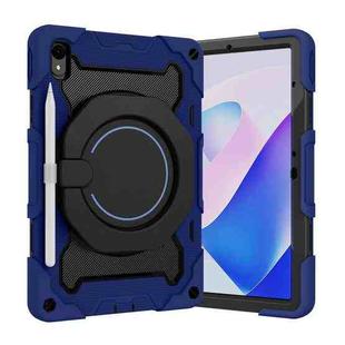 For Huawei MatePad 11 2023 Armor Contrast Color Silicone + PC Tablet Case(Navy Blue)
