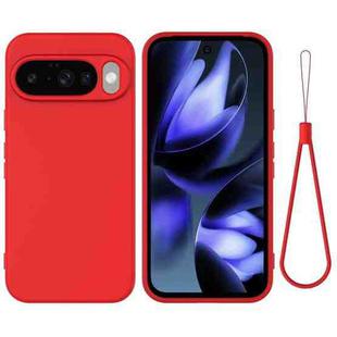 For Google Pixel 10 Pure Color Liquid Silicone Shockproof Phone Case(Red)