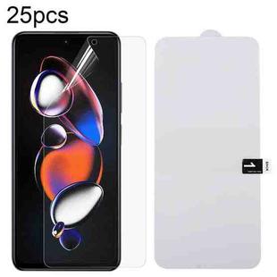 For Xiaomi Redmi Note 12T Pro 25pcs Full Screen Protector Explosion-proof Hydrogel Film