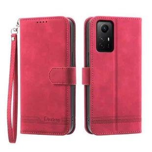 For Xiaomi Redmi Note 12S 4G Global Dierfeng Dream Line TPU + PU Leather Phone Case(Red)