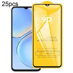 For Huawei Maimang A20 25pcs 9D Full Glue Screen Tempered Glass Film