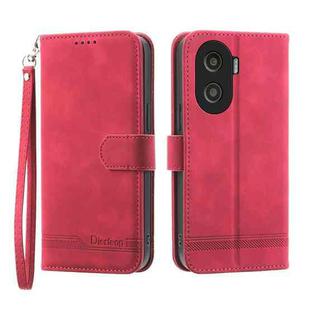 For Honor X40i 5G / Play7T Pro Dierfeng Dream Line TPU + PU Leather Phone Case(Red)