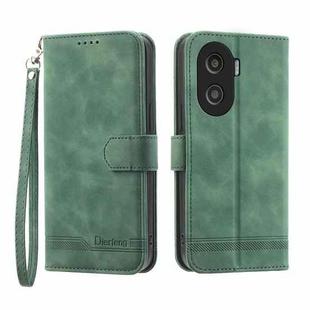 For Honor X40i 5G / Play7T Pro Dierfeng Dream Line TPU + PU Leather Phone Case(Green)