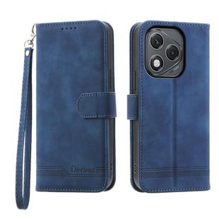 For Honor 400 Lite Dierfeng Dream Line TPU Hybrid PU Leather Phone Case(Blue)