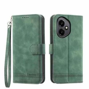 For Honor 400 Global 156.5mm Dierfeng Dream Line TPU Hybrid PU Leather Phone Case(Green)